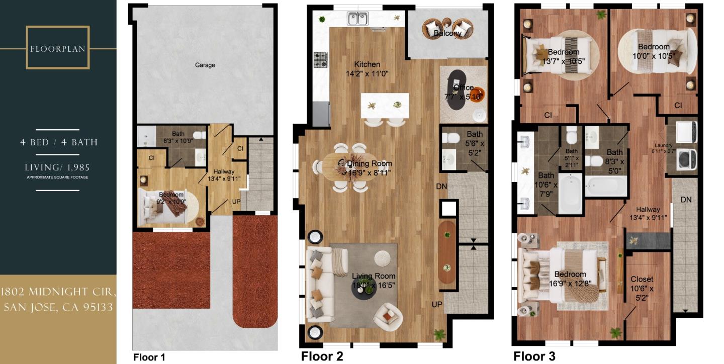 1802 Midnight Circle, SanJose, CA 95133