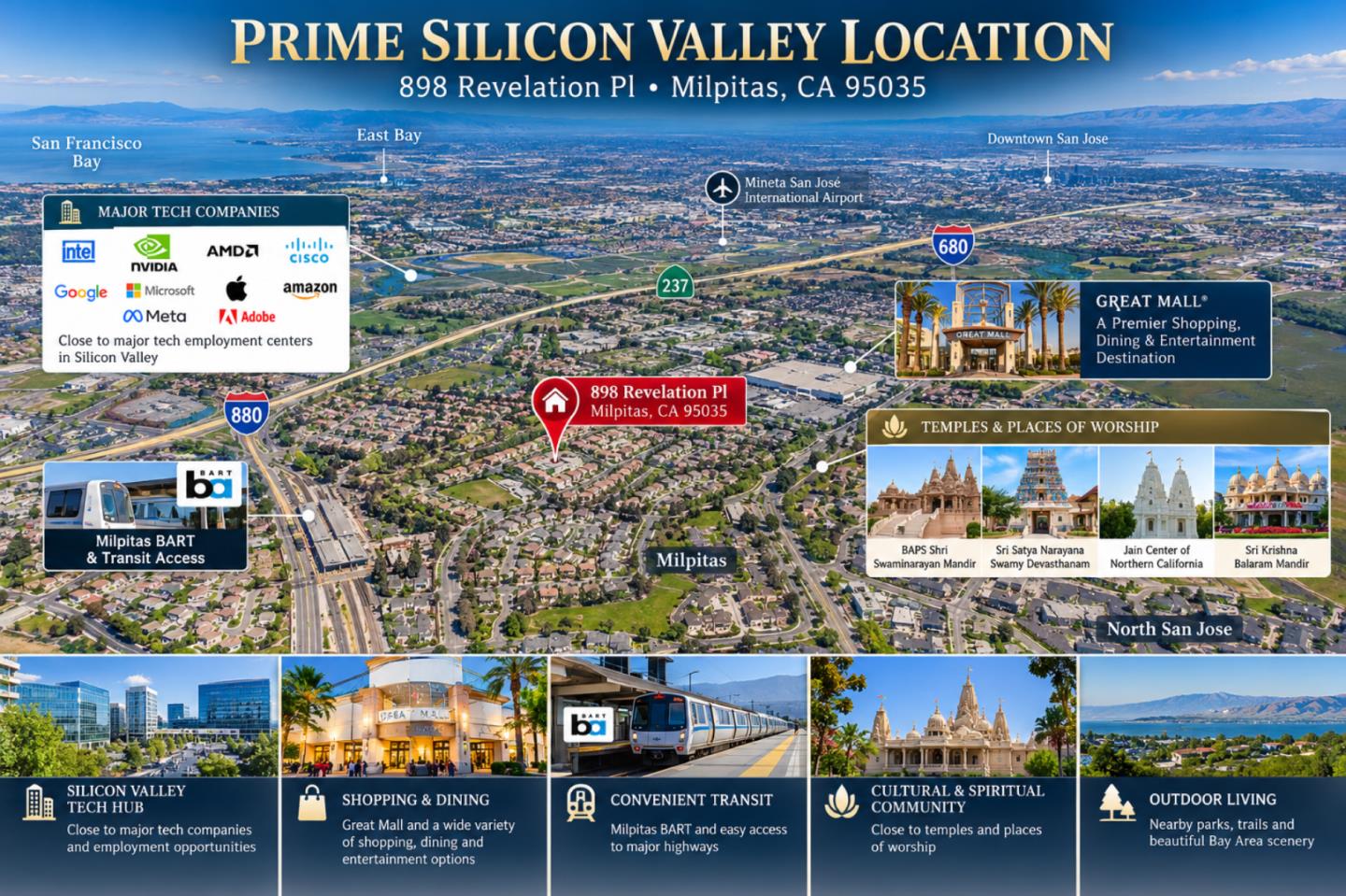 898 Revelation Place, Milpitas, CA 95035