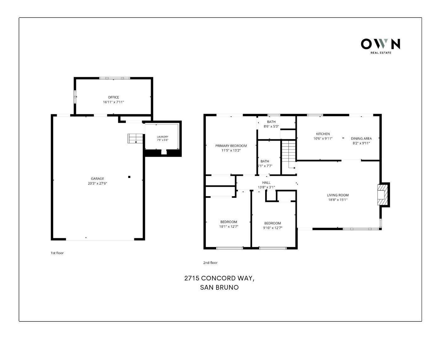 2715 Concord Way, SanBruno, CA 94066