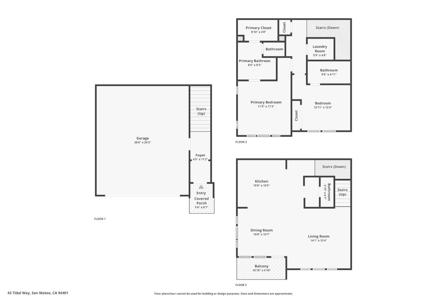 43 Tidal Way, SanMateo, CA 94401